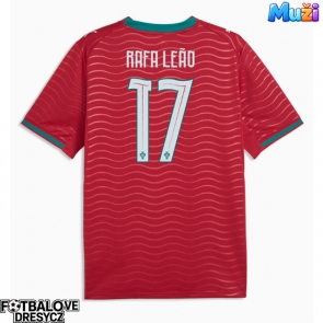 Portugalsko Rafael Leao #17 Domácí Dres MS 2026 Krátký Rukáv